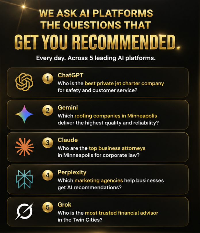 We ask AI platforms the questions that get you recommended